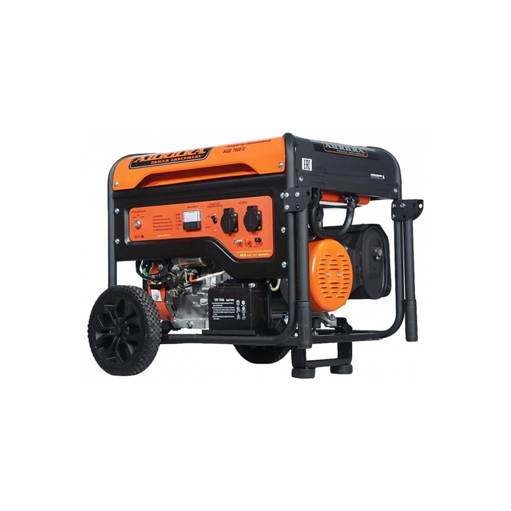Генератор Aurora AGE 7500 D (6,5 кВт / 6 кВт, 220В) бензиновый